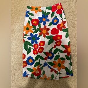 Floral Midi Skirt